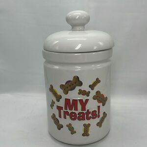 Xpres Ceramic Dog Treat Canister